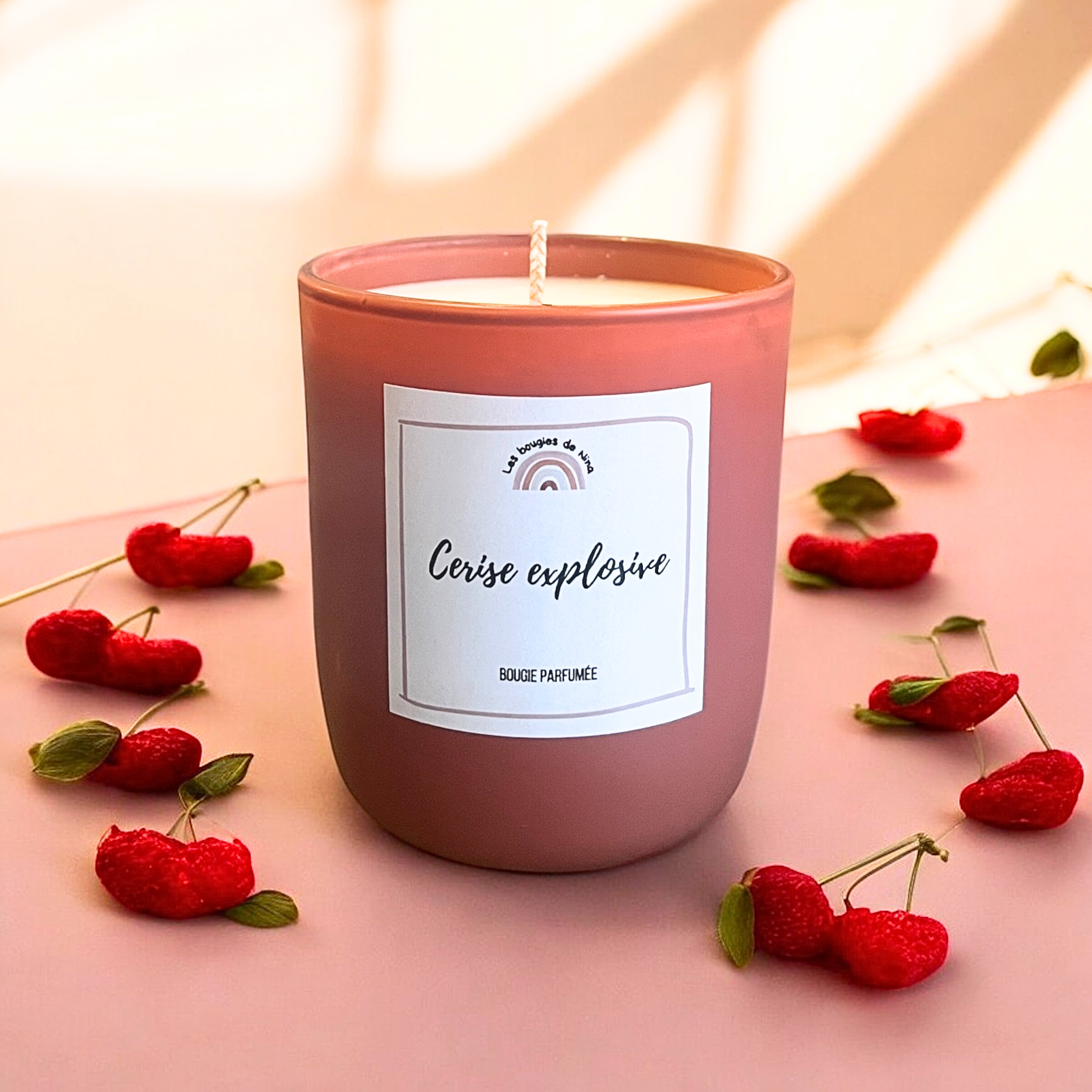 Bougie parfumé "Cerise explosive"
