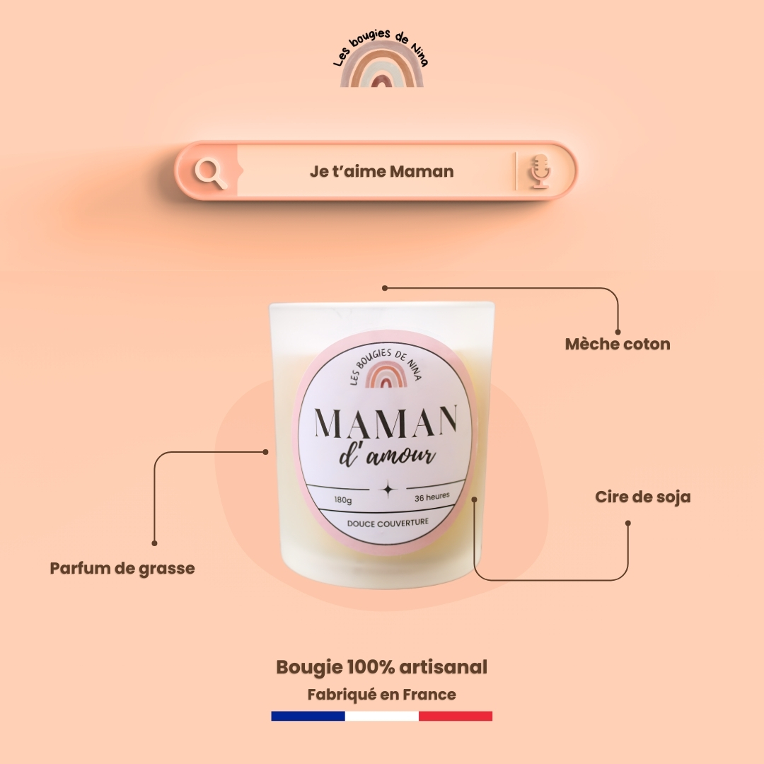 Bougie "Maman d’amour" – Image 2