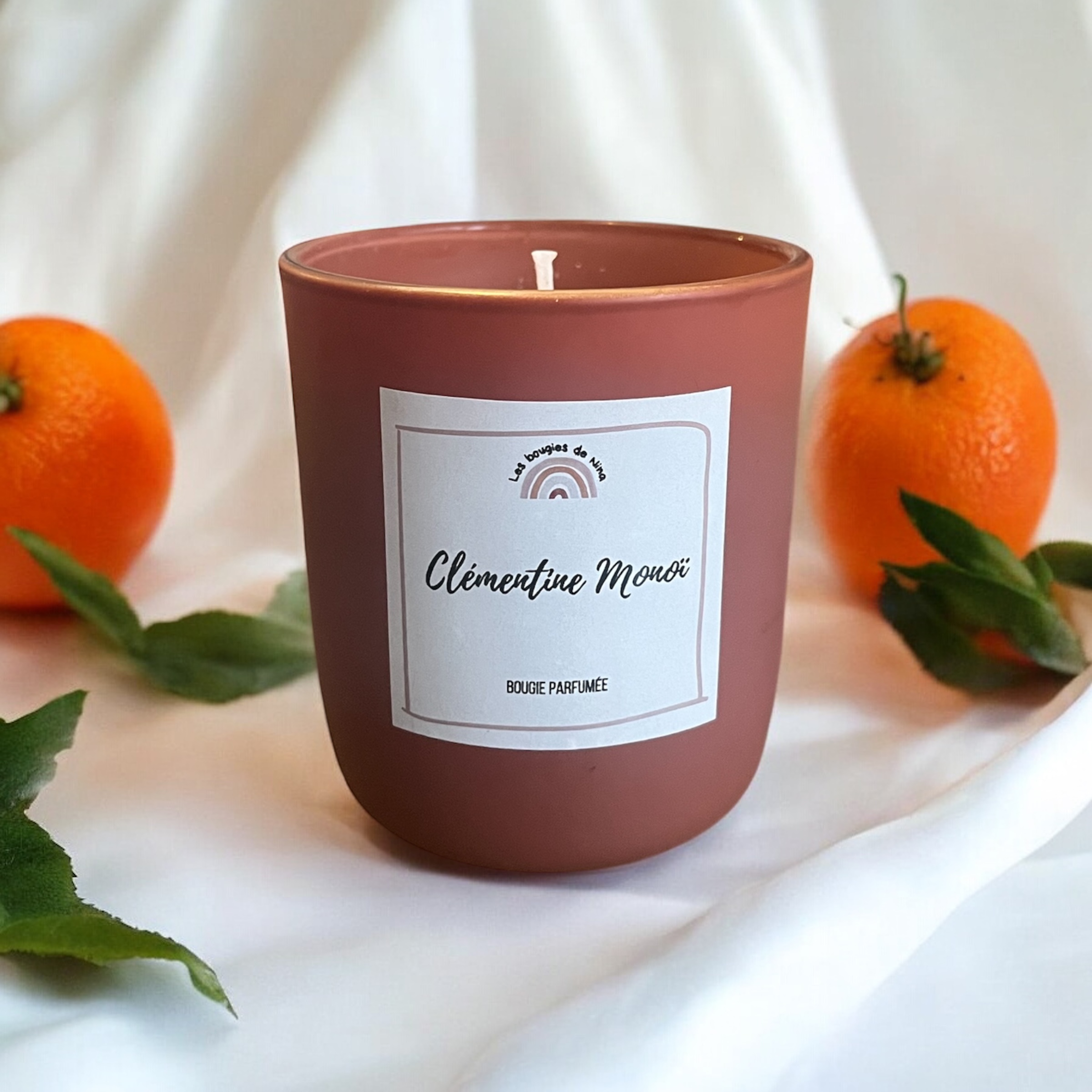 Bougie parfumée "Clémentine monoï"